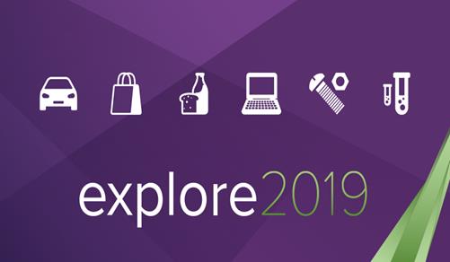 explore 2019, explore, automotive, consumer products, food and beverage, high tech, industrial, life sciences