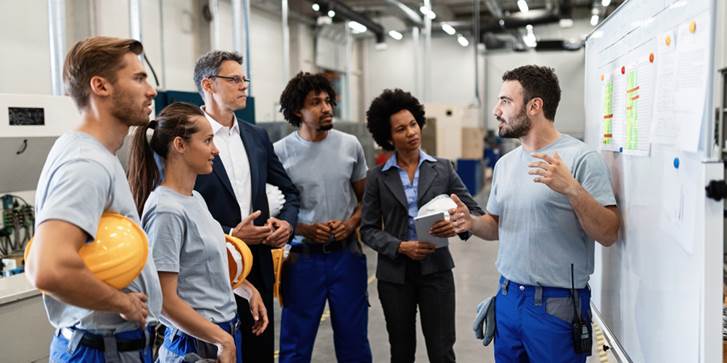 Labor retention in manufacturing, connected workforce