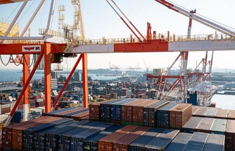Tariffs, Trump tariffs, shipping yard