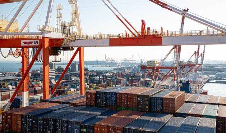 Tariffs, Trump tariffs, shipping yard