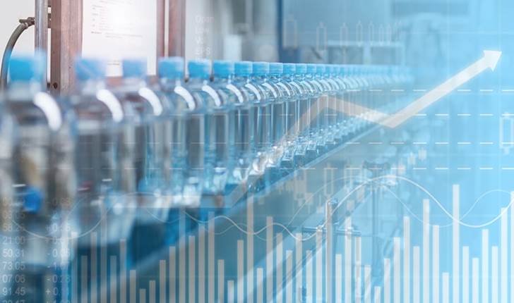 bottles, assembly line, capacity utilization, throughput ratio